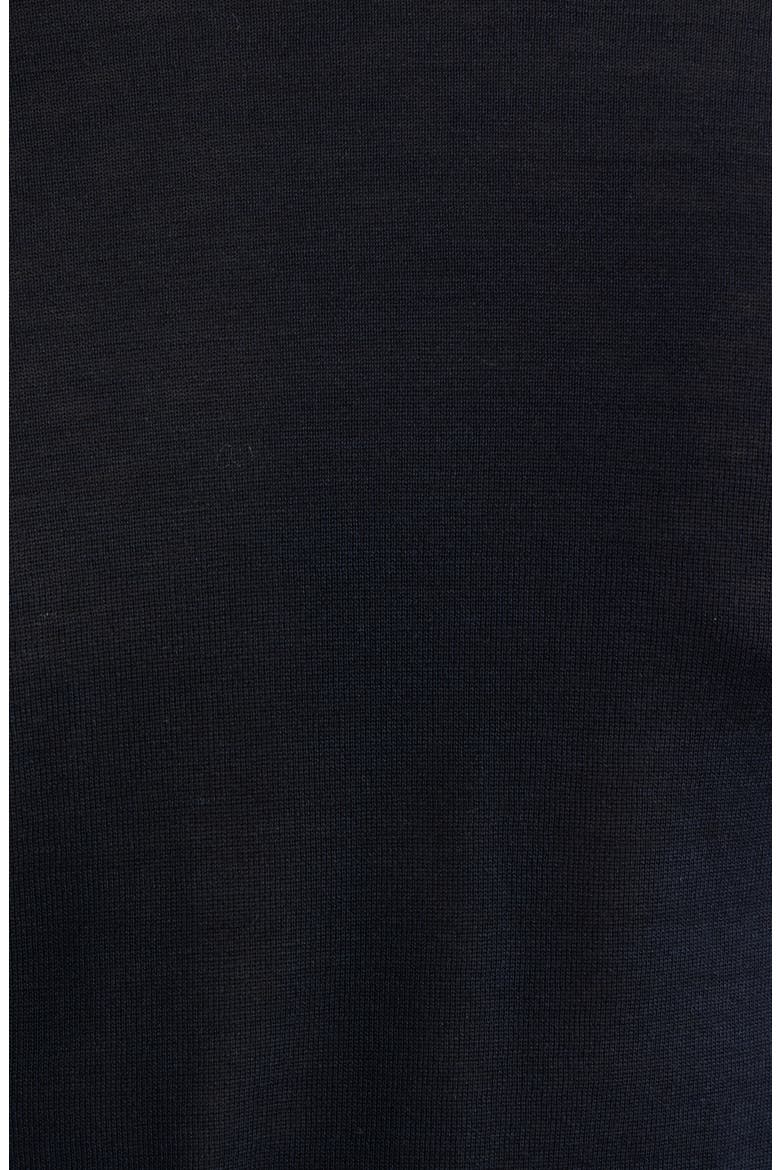 Wellington Cotton & Silk Crewneck T-Shirt, Alternate, color, MIDNIGHT