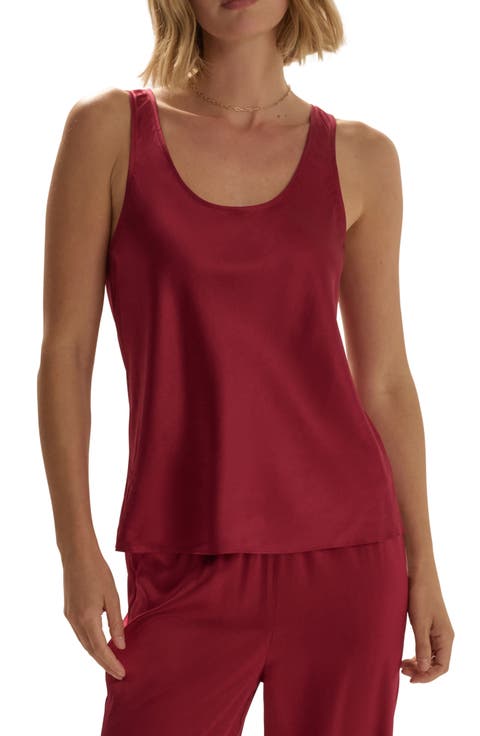 The Clean Cut Silk Blend Tank
