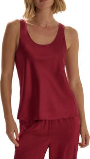 Favorite Daughter The Clean Cut Silk Blend Tank