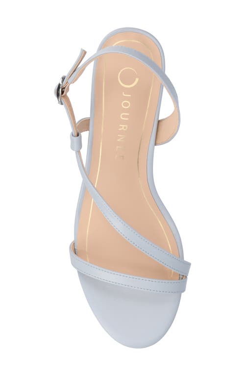 Journee Collection Jemry Kitten Heel Sandal In Blue