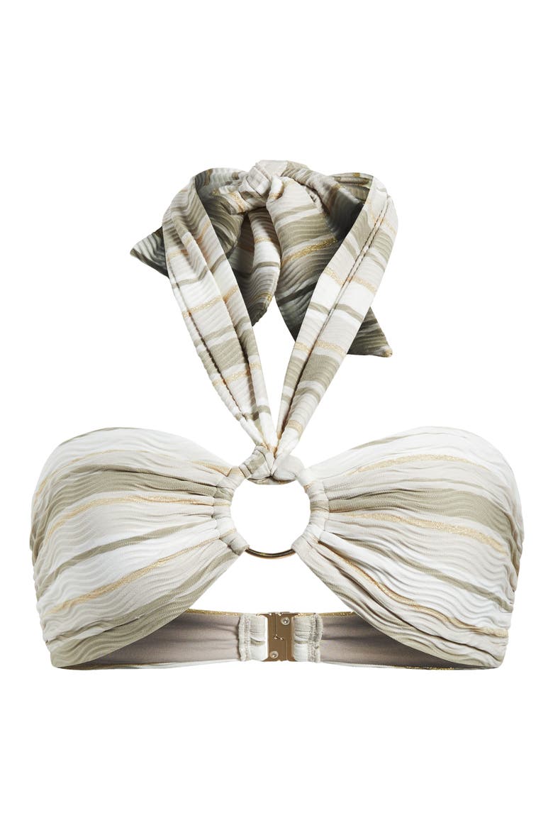 Marie Stripe Bikini Top, Alternate, color, SANDSTONE STRIPE