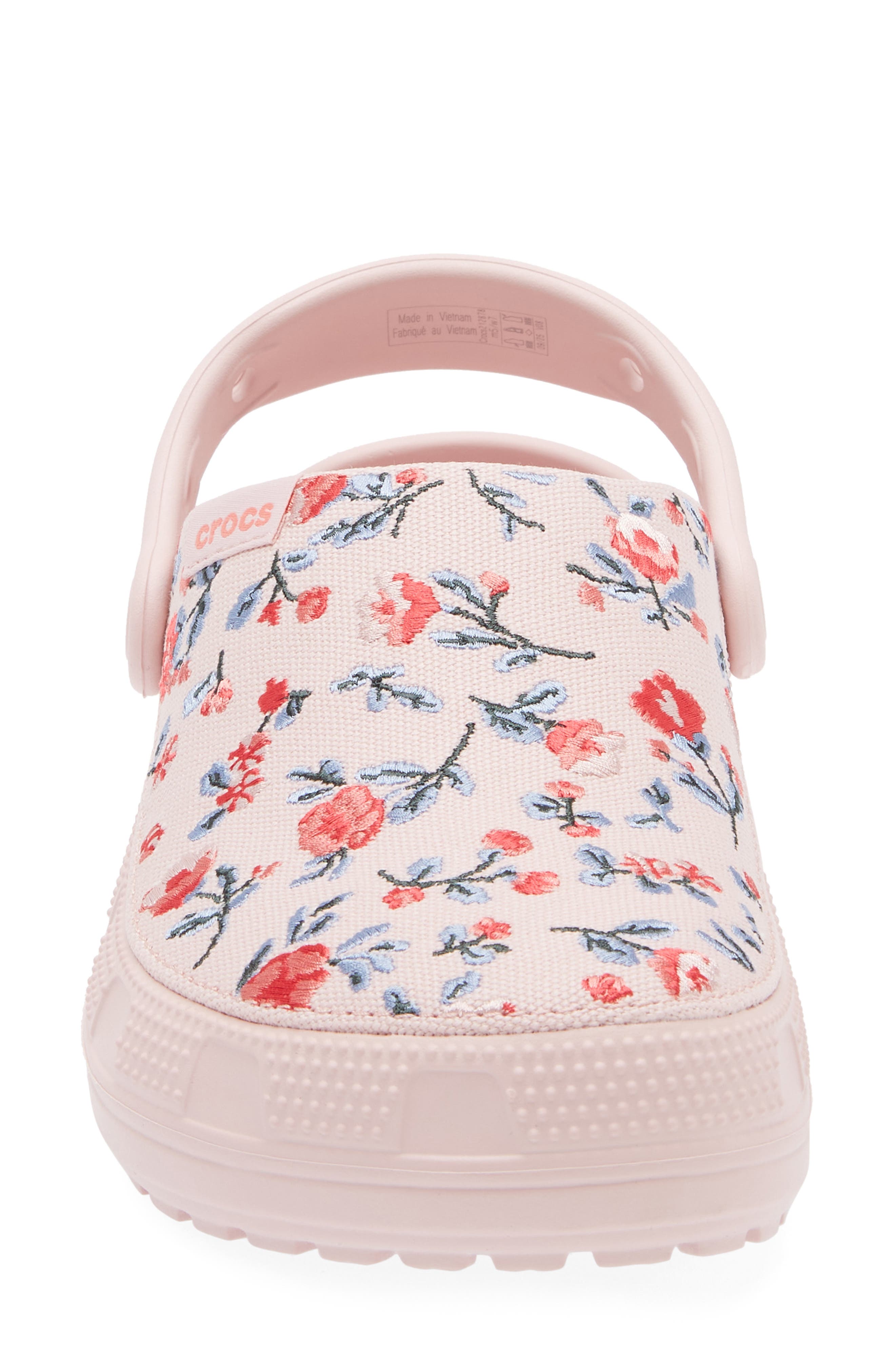 CROCS Classic Crafted Floral Clog, Alternate, color, Cotton Candy