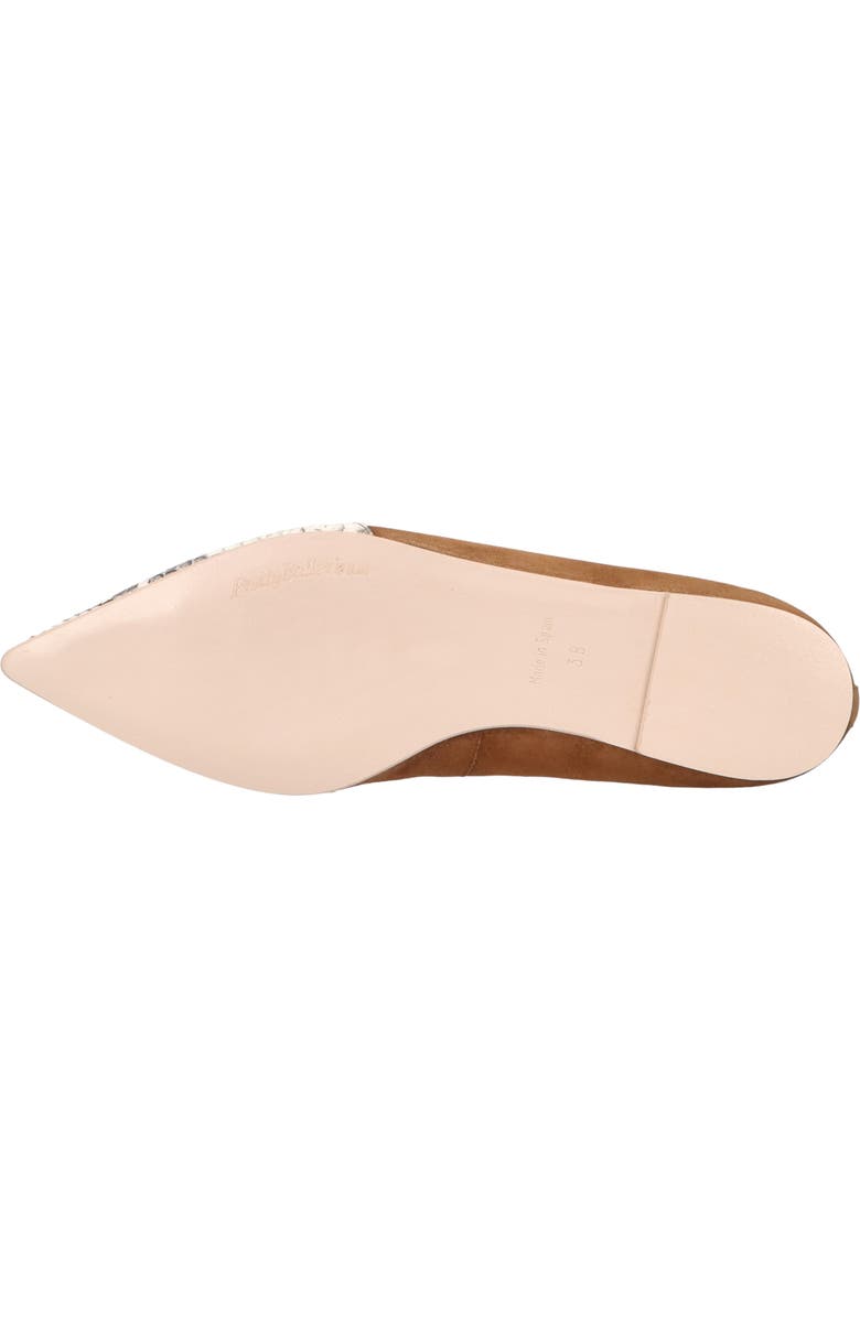 Pretty Ballerinas Cowboy Pointed Toe Loafer, Alternate, color, Brown
