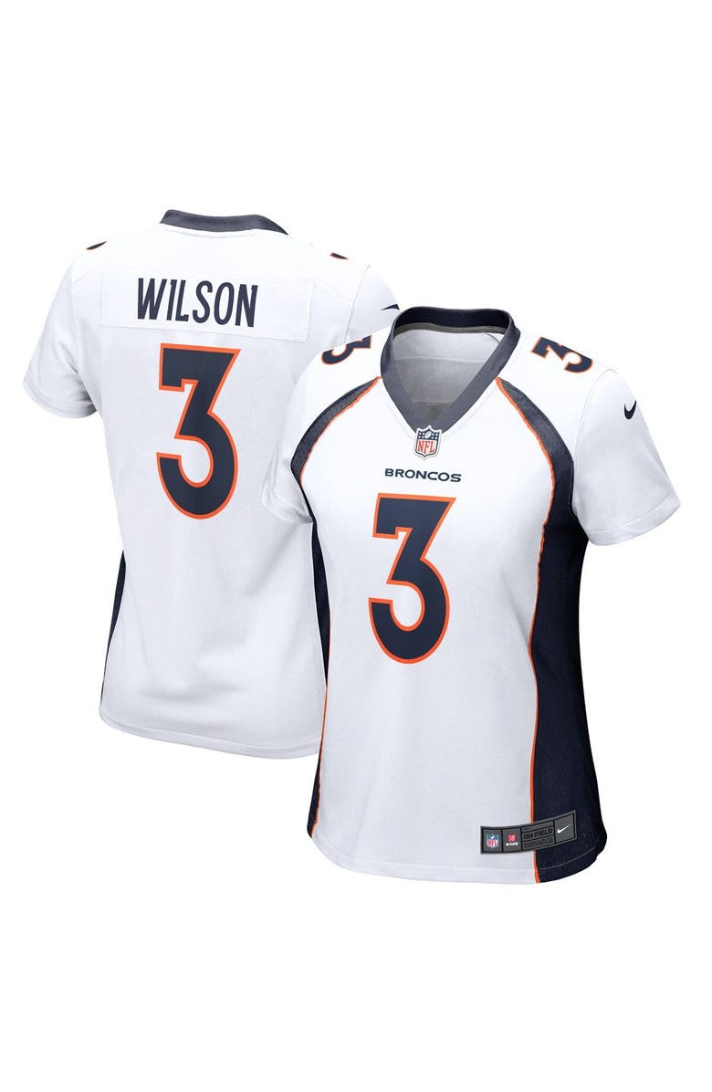 Nike Women's Nike Russell Wilson White Denver Broncos Player Jersey, Main, color, 