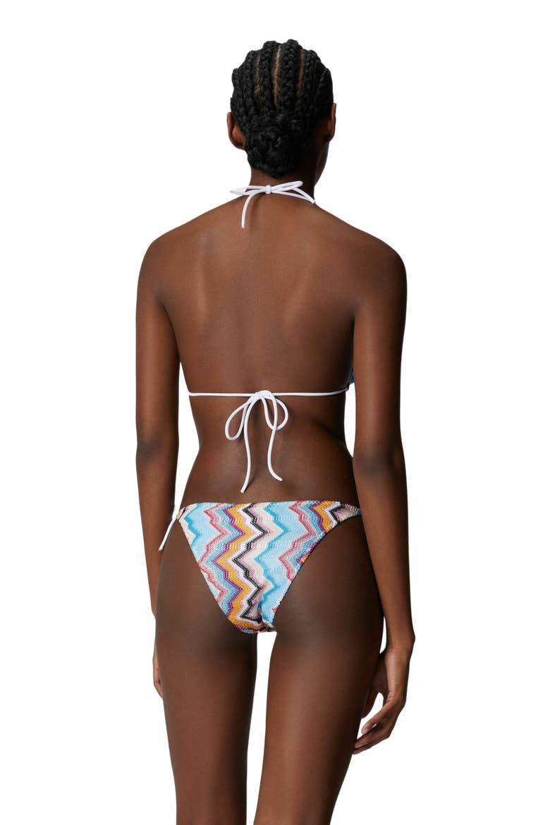 Classic Viscose And Lamé Bikini, Alternate, color, Multicoloured