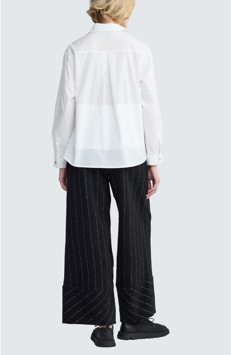 LUUKAA Liora Poplin Shirt-Blouse, Alternate, color, Ecru