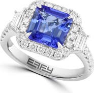 EFFY Tanzanite Halo Ring in 14K White Gold