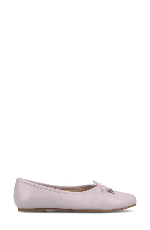 Journee Collection Callee Keyhole Square Toe Flat In Lilac