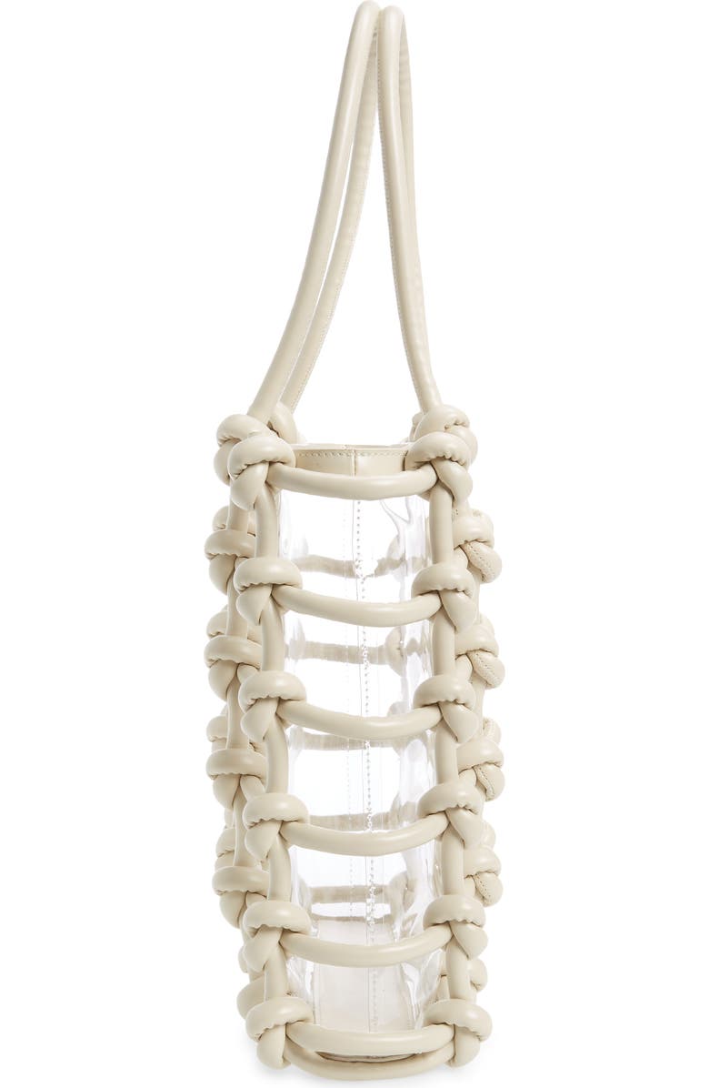 Cult Gaia Enzo Faux Leather Tote, Alternate, color,