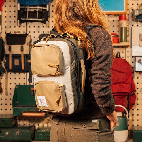 Topo Designs Global Briefcase, Alternate, color, Woodland/Elmwood