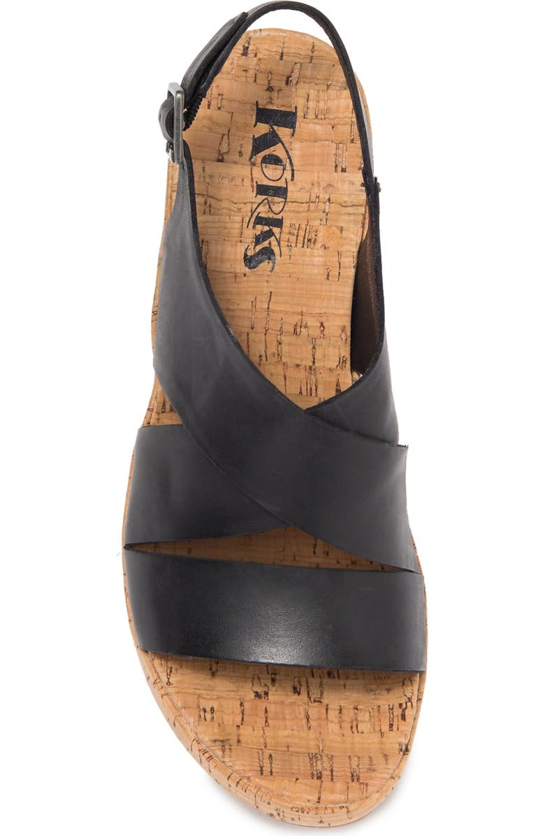 KORKS Adela Platform Wedge Sandal, Alternate, color,
