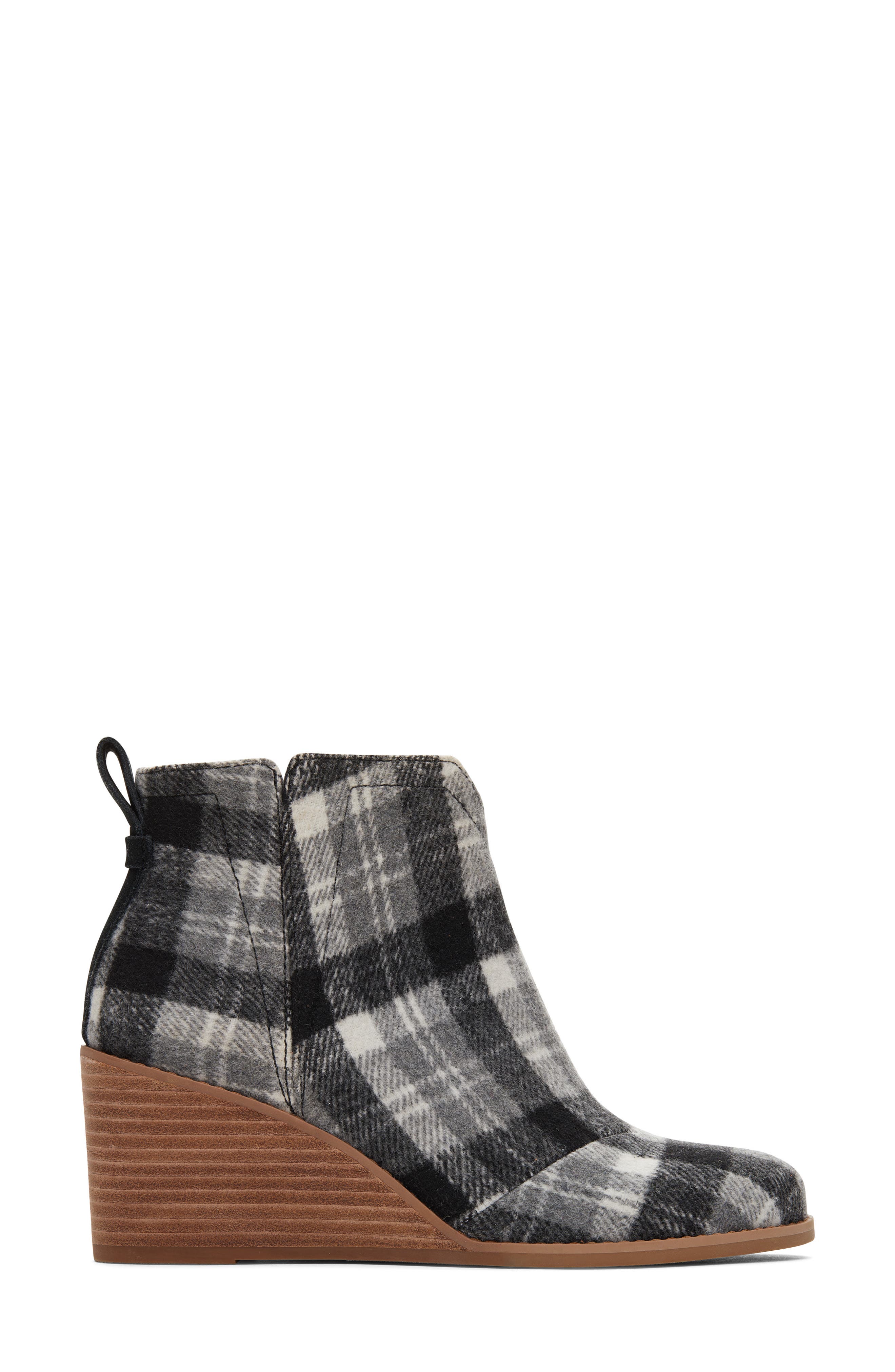 Clare Wedge Bootie, Alternate, color, GREY