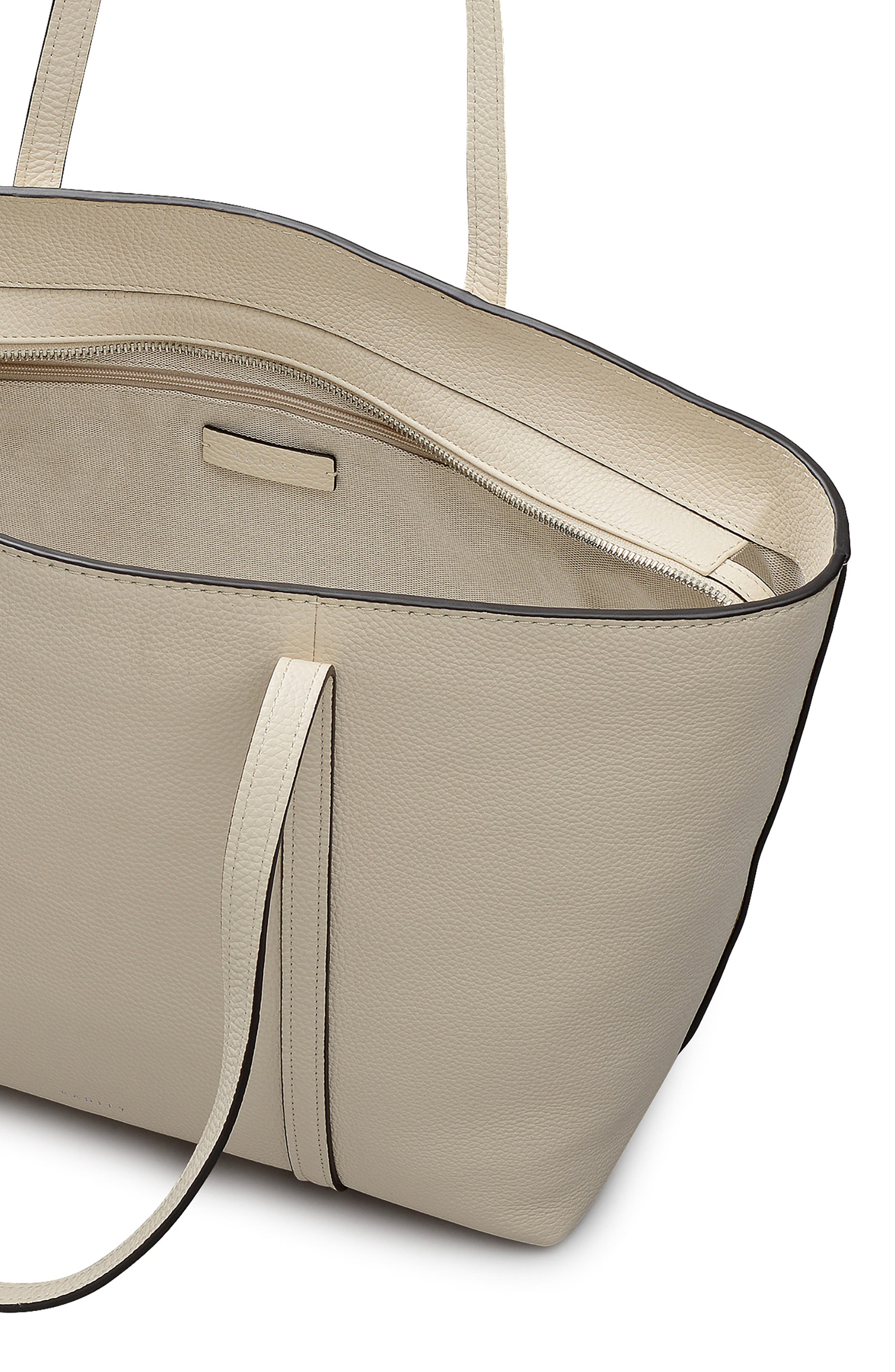 The Weekly Large Open Top Leather Tote, Alternate, color, SALT