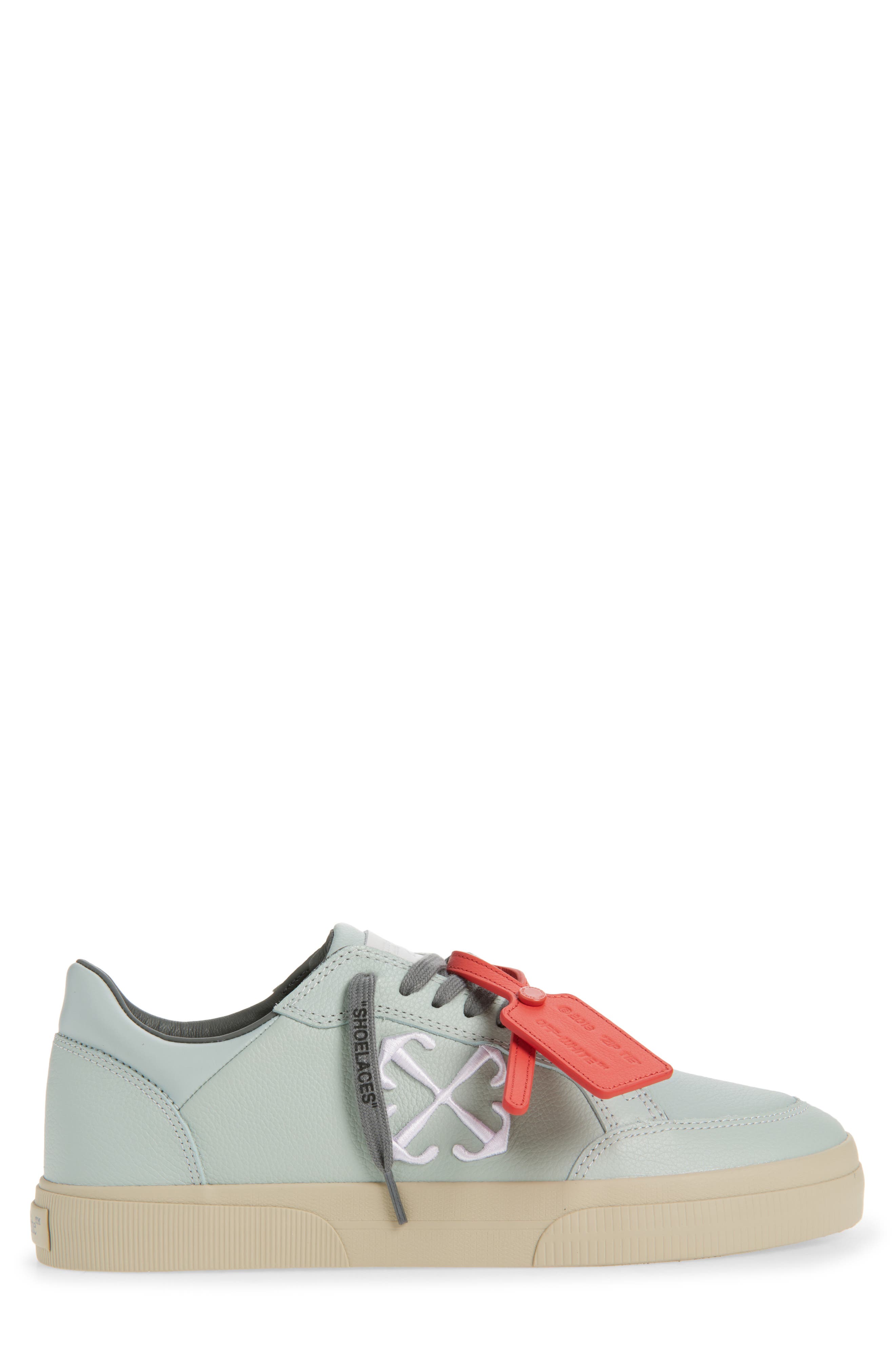 Off-White New Low Vulcanized Leather Sneaker, Alternate, color, 