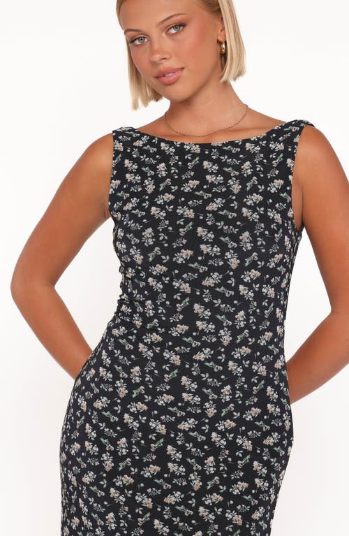 Petal And Pup Petal & Pup Brissa Floral Sleeveless Maxi Dress In Black