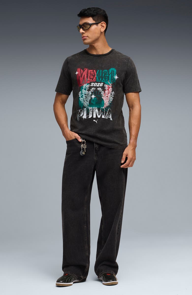 PUMA Fanpack '90s Bespoke Mexico Cotton Graphic T-Shirt, Alternate, color, 