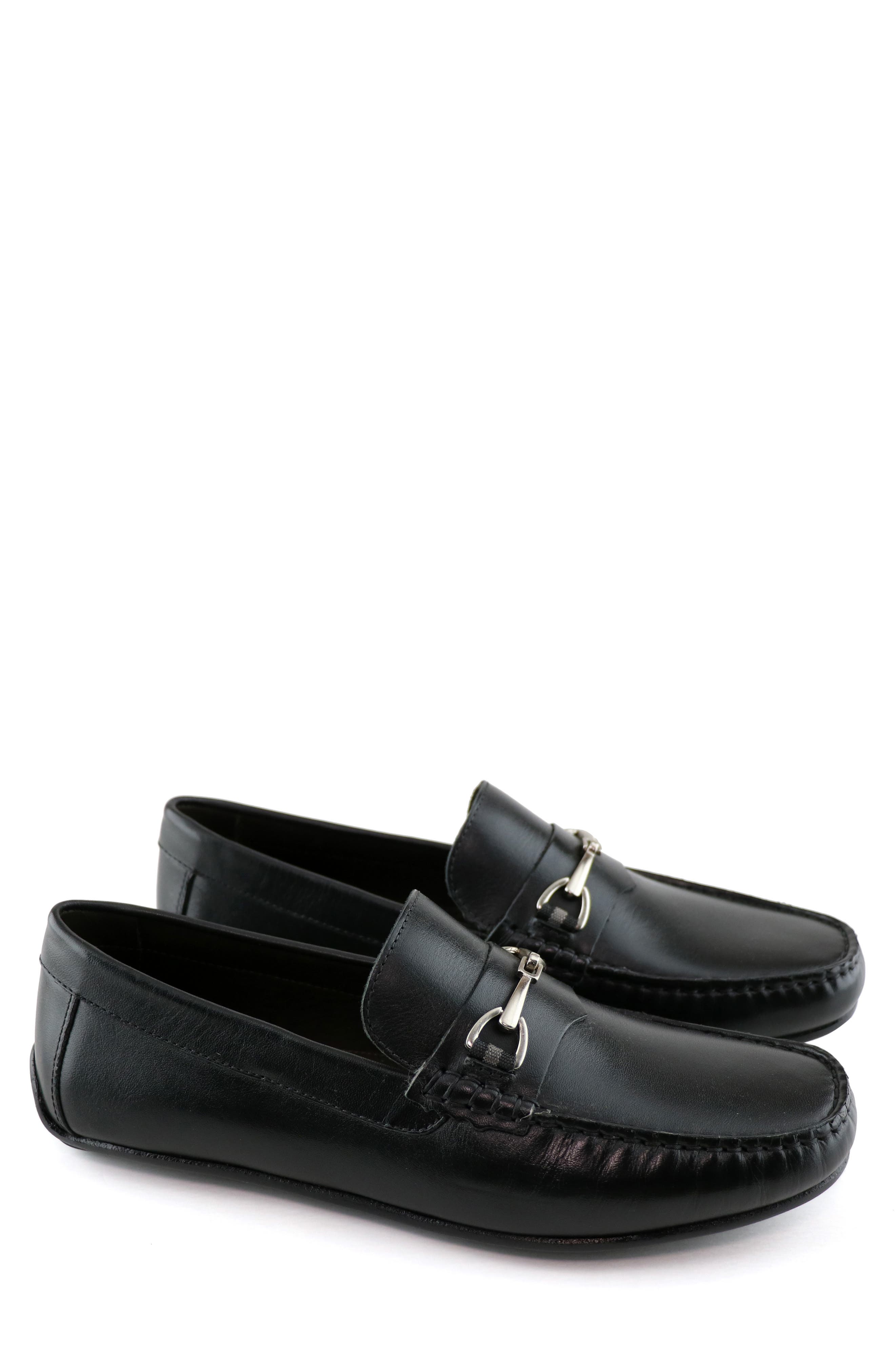 Marc Joseph New York Liberty Ave Loafer Driving Shoe, Alternate, color, Black Napa