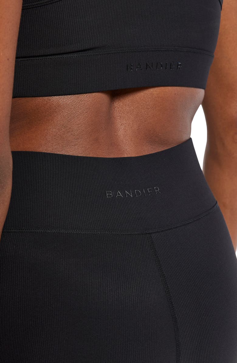 BANDIER Center Stage High Waist Rib Leggings, Alternate, color, 