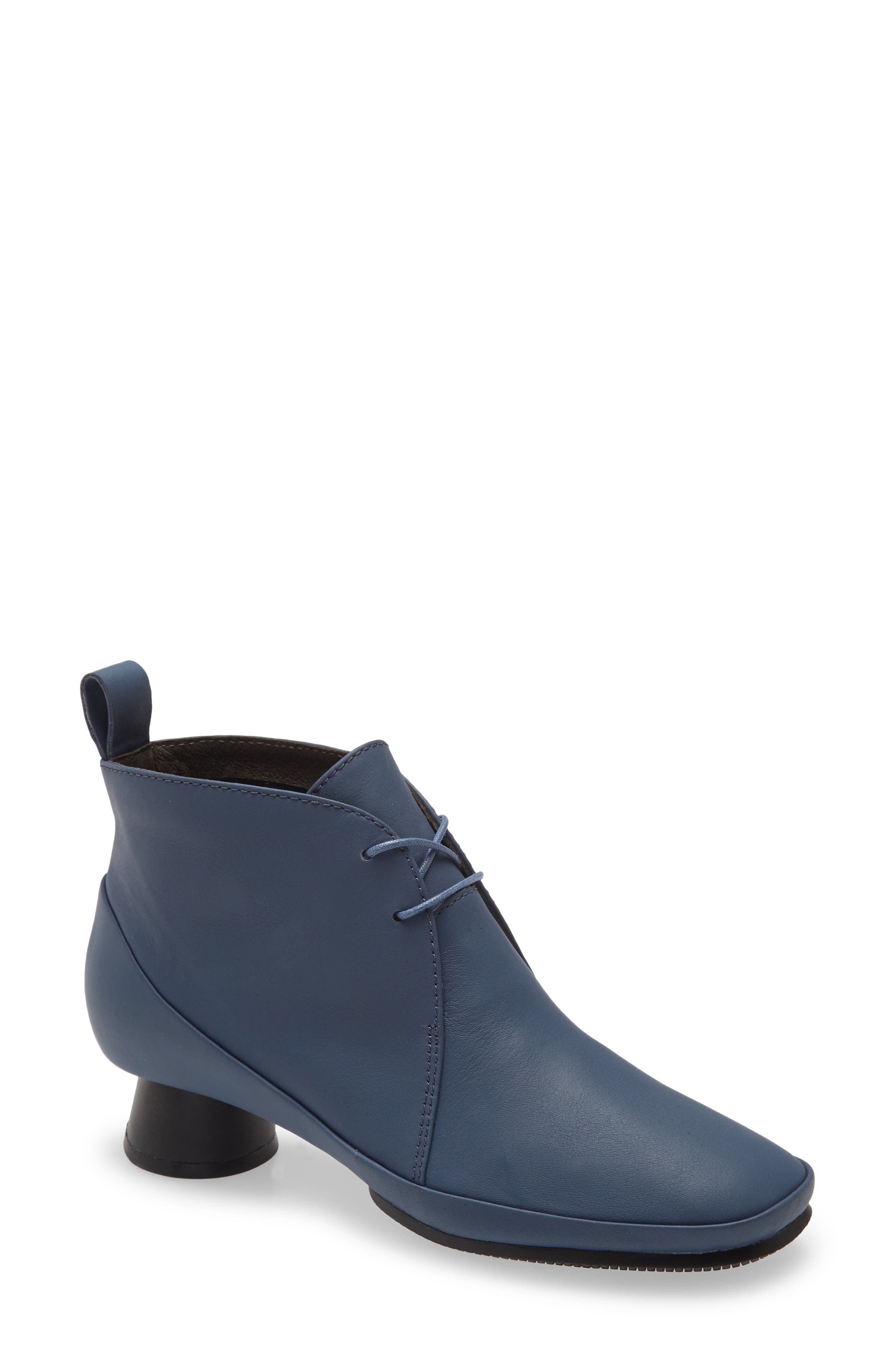 Alright Bootie, Main, color, MEDIUM BLUE LEATHER