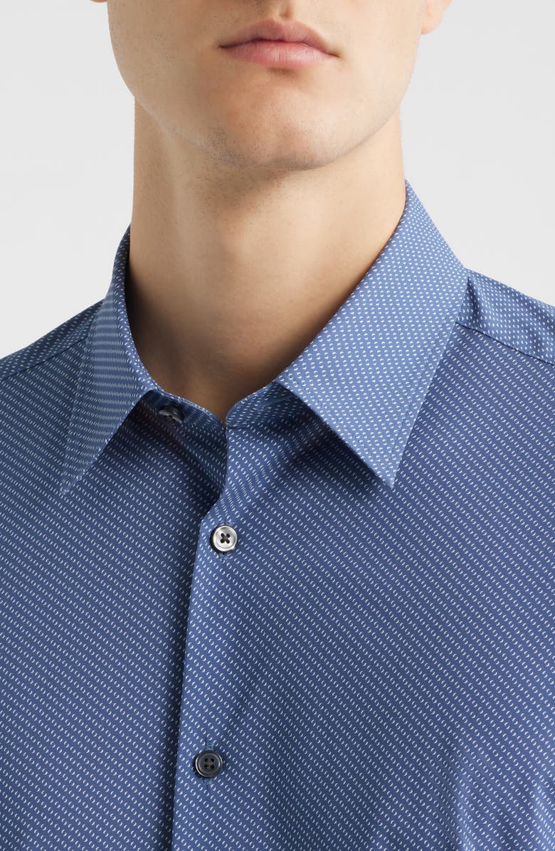 BOSS P-Liam Button-Up Shirt, Alternate, color, Dark Blue