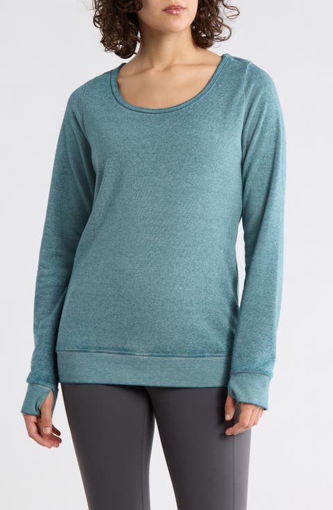 Loop Back Pullover Sweater