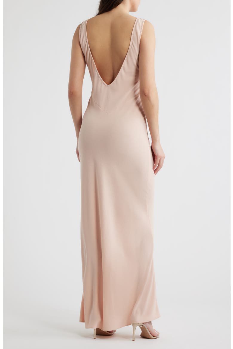 Reese Low Back Gown, Alternate, color, MANGO
