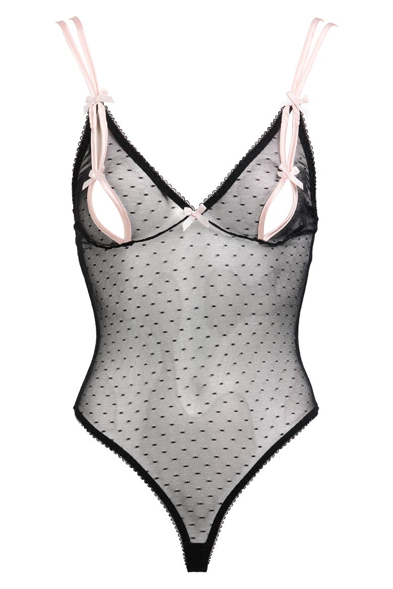 Coquine Teddy, Alternate, color, BLACK