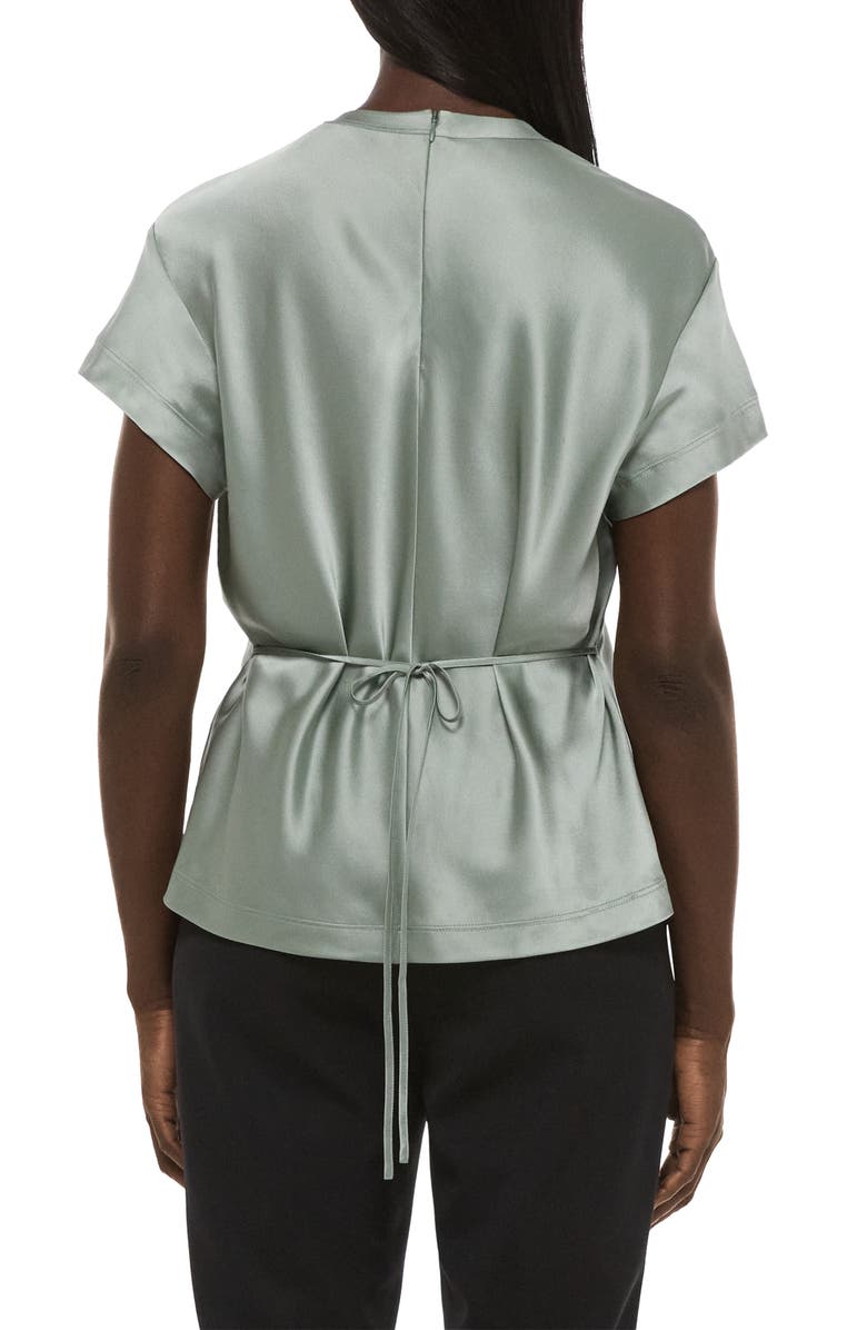 Helmut Lang Silk Satin Top, Alternate, color,