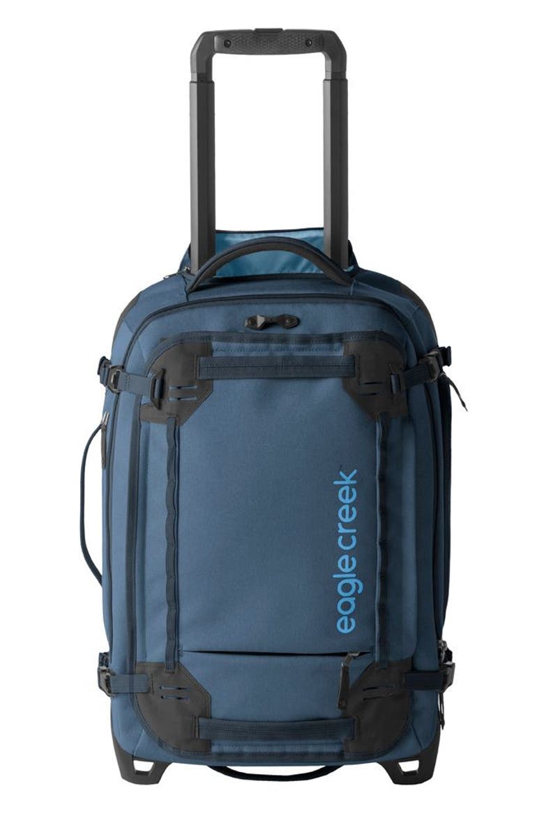Gear Warrior XE 2 Wheeled Convertible Carry On Luggage, Alternate, color, Blue Jay