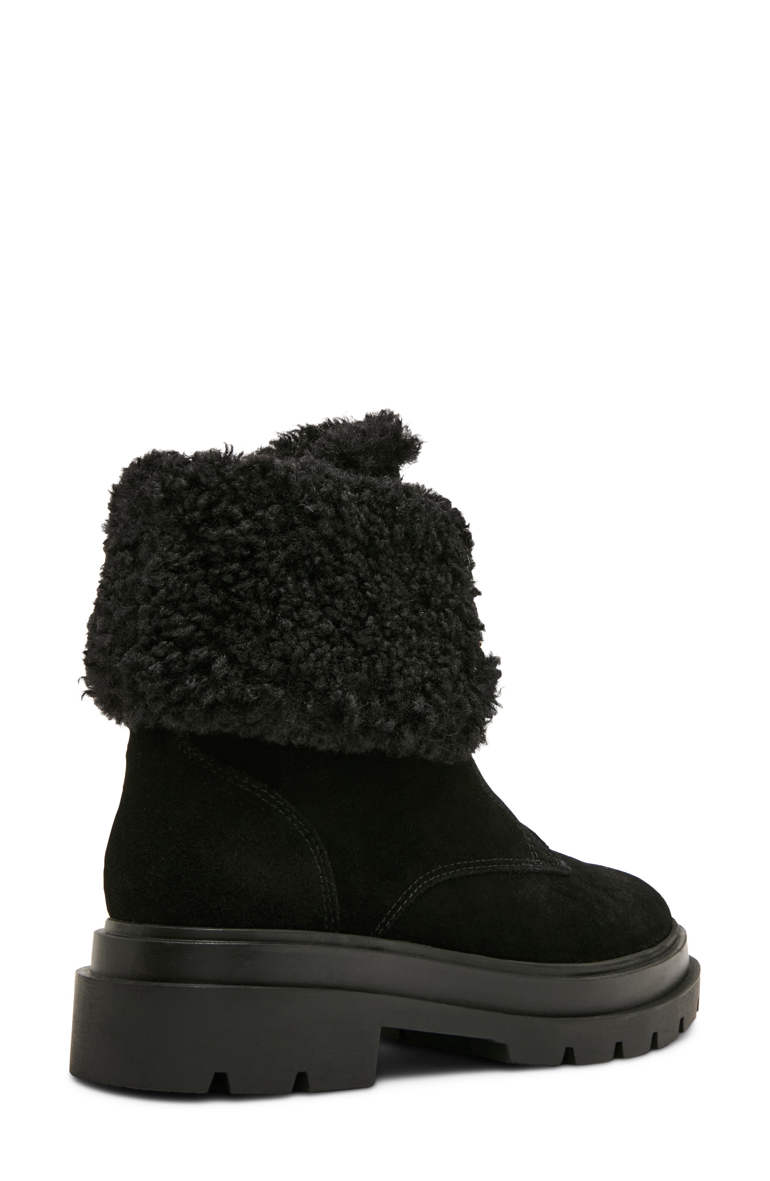 Parina Waterproof Leather Boot, Alternate, color, BLACK SUEDE
