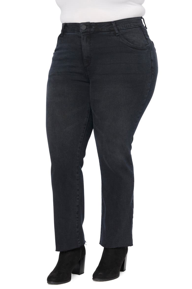 Skyrise Superhigh Waist Stretch Bootcut Jeans (Nordstrom Exclusive), Main, color, WBK-WASHED BLACK