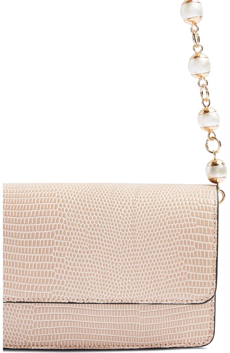 Topshop Peri Imitation Pearl Crossbody Bag, Alternate, color,
