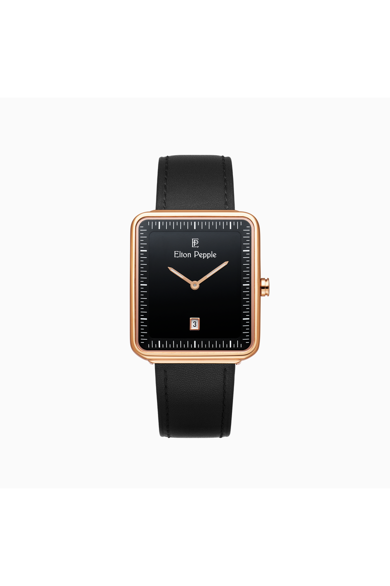 Men's Modern Montclare - Bucktown, 38mm, Main, color, Black/Rose gold