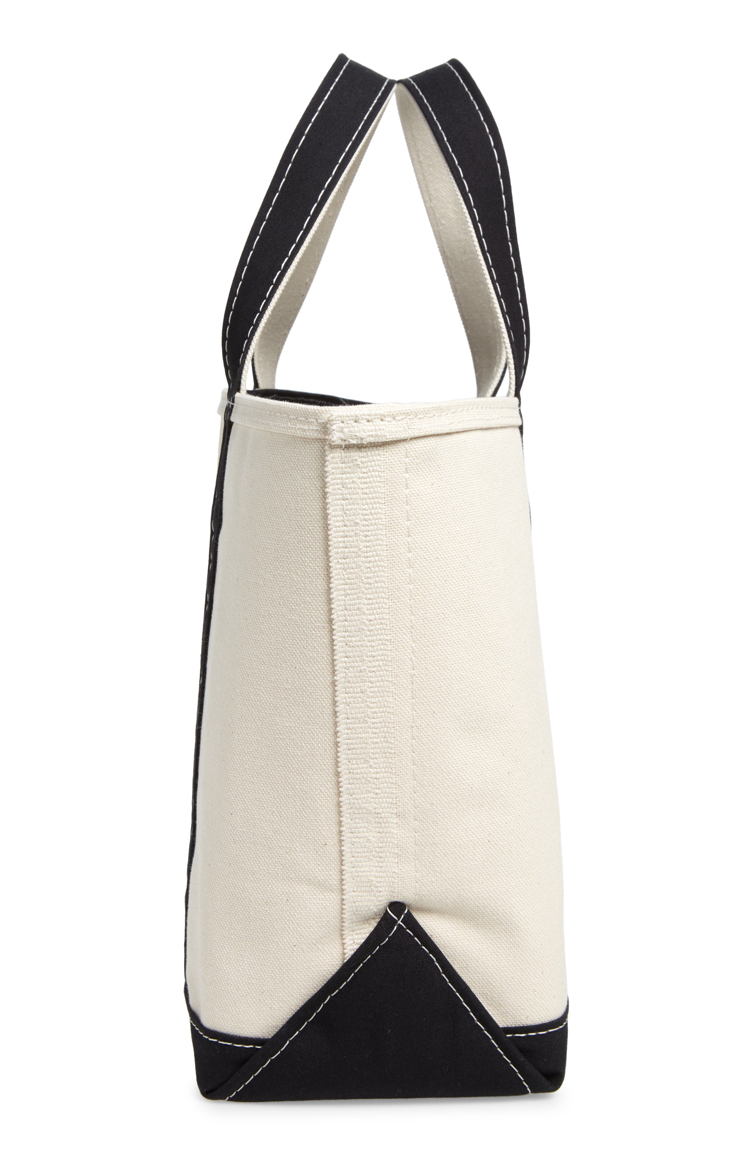 L.L.Bean Boat & Tote Zip Top Cotton Canvas Bag, Alternate, color, 