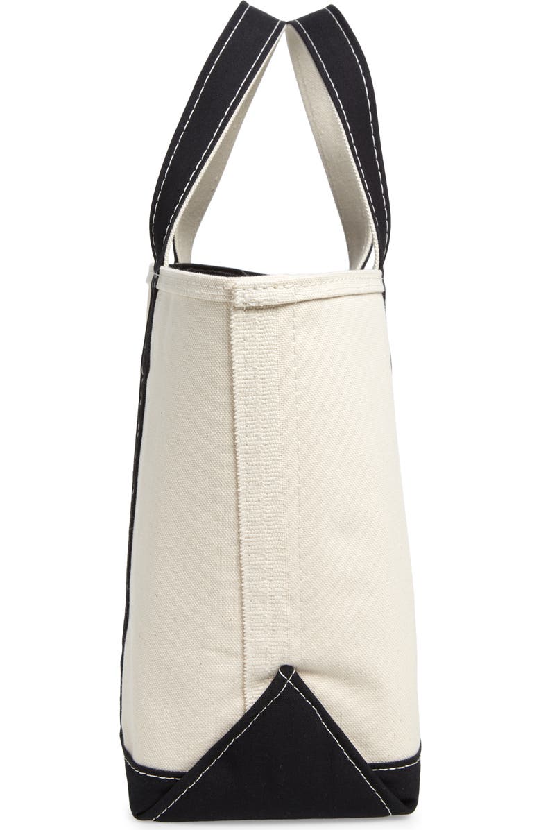 L.L.Bean Boat & Tote Zip Top Cotton Canvas Bag, Alternate, color,