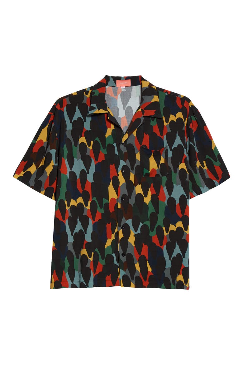Heritage Print Bowling Shirt (Nordstrom Exclusive), Main, color, MULTI