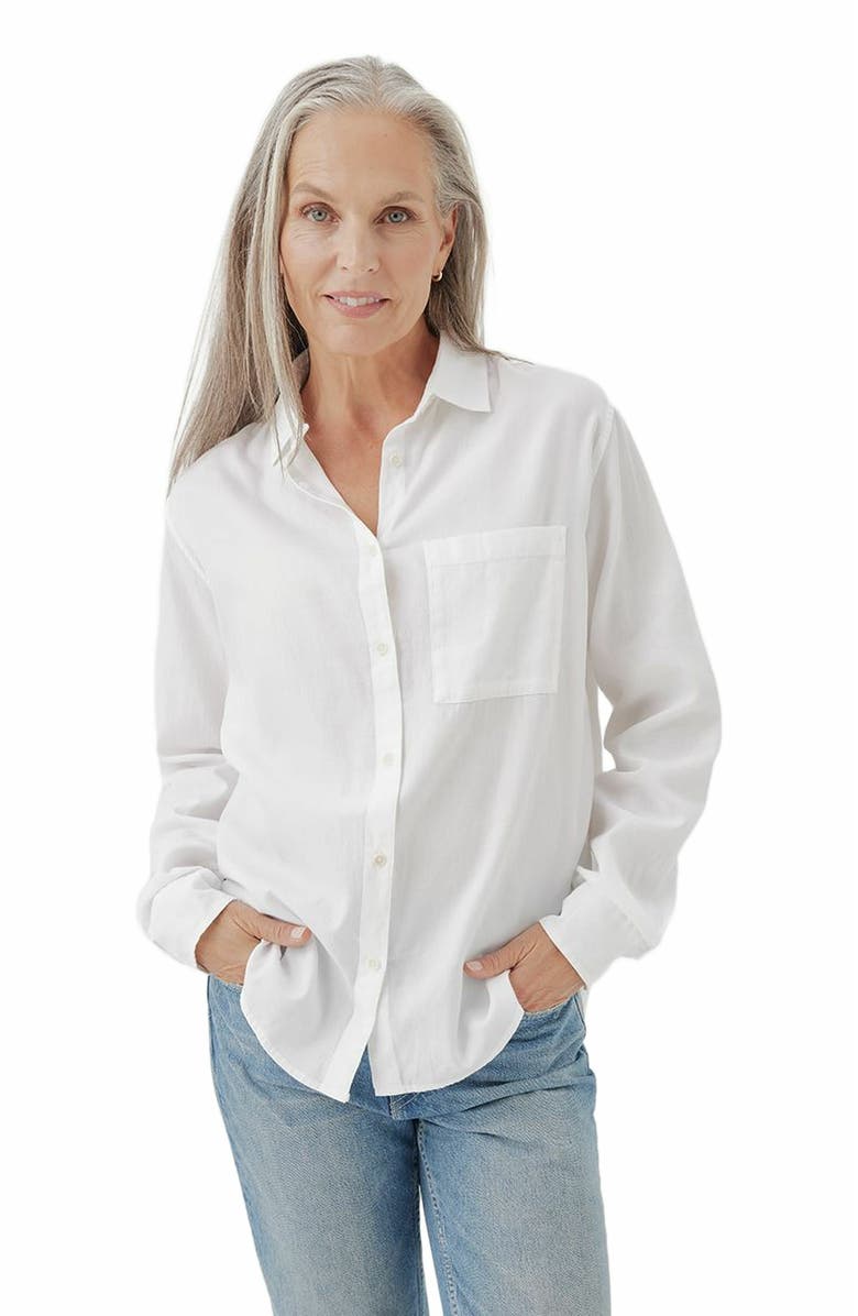 Pact Organic Cotton Sunset Lightweight Cotton Classic Shirt, Main, color, 