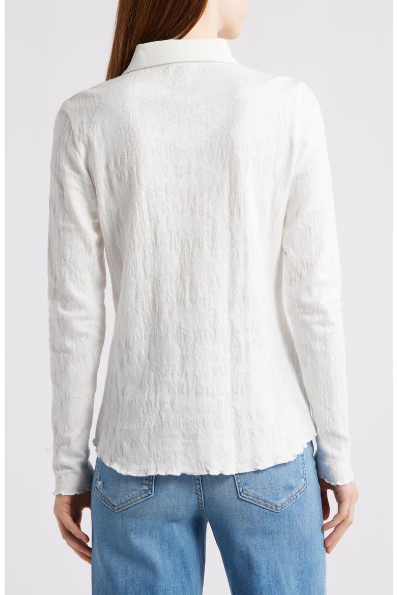 Long Sleeve Cotton Shirt, Alternate, color, PAPER WHITE