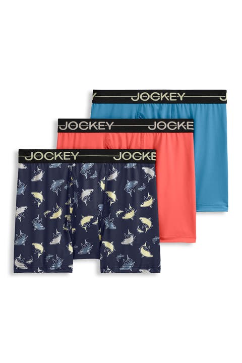 Boys' Microfiber Stretch Boxer Brief - 3 Pack