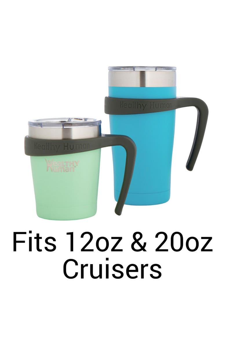 Healthy Human Grip N Sip Cruiser Tumbler Handle, Alternate, color, Black