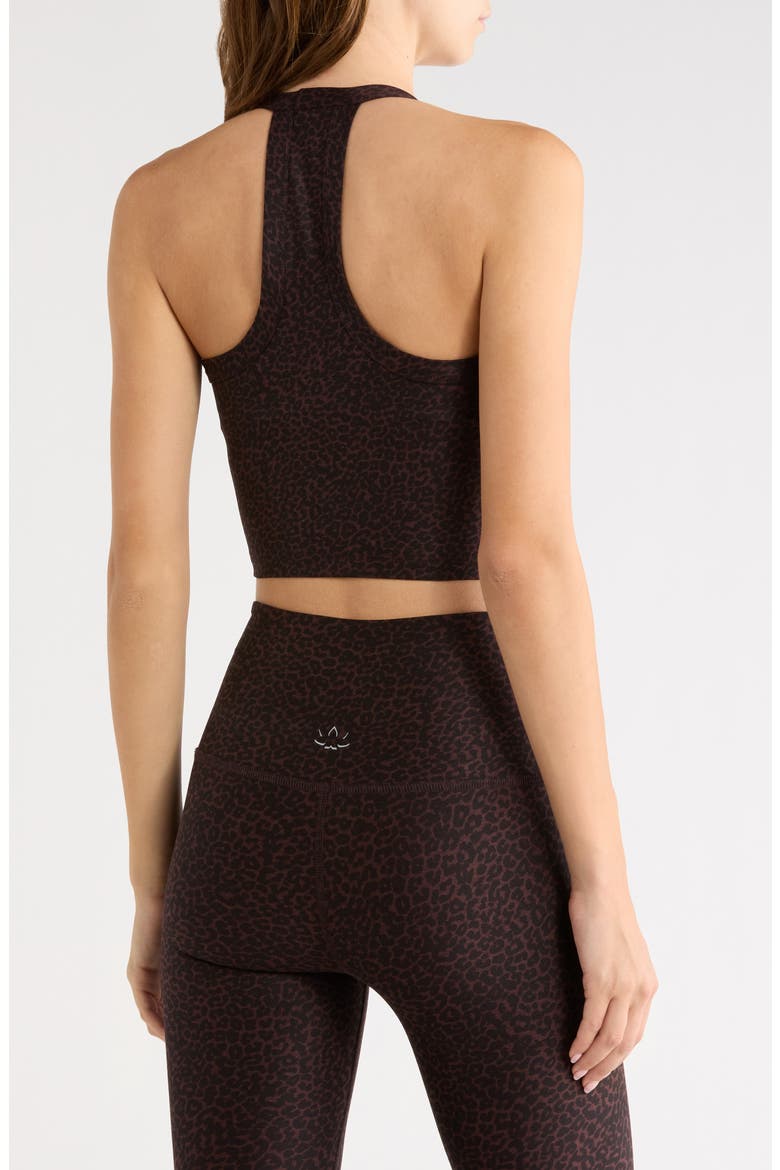 Softmark On the Up Cropped Tank, Alternate, color, COCOA PLUM LEOPARD