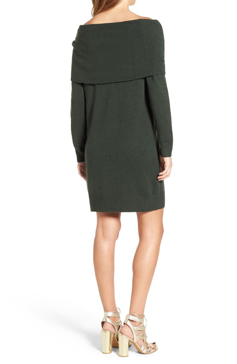 BP. Off the Shoulder Sweater Dress, Alternate, color, 