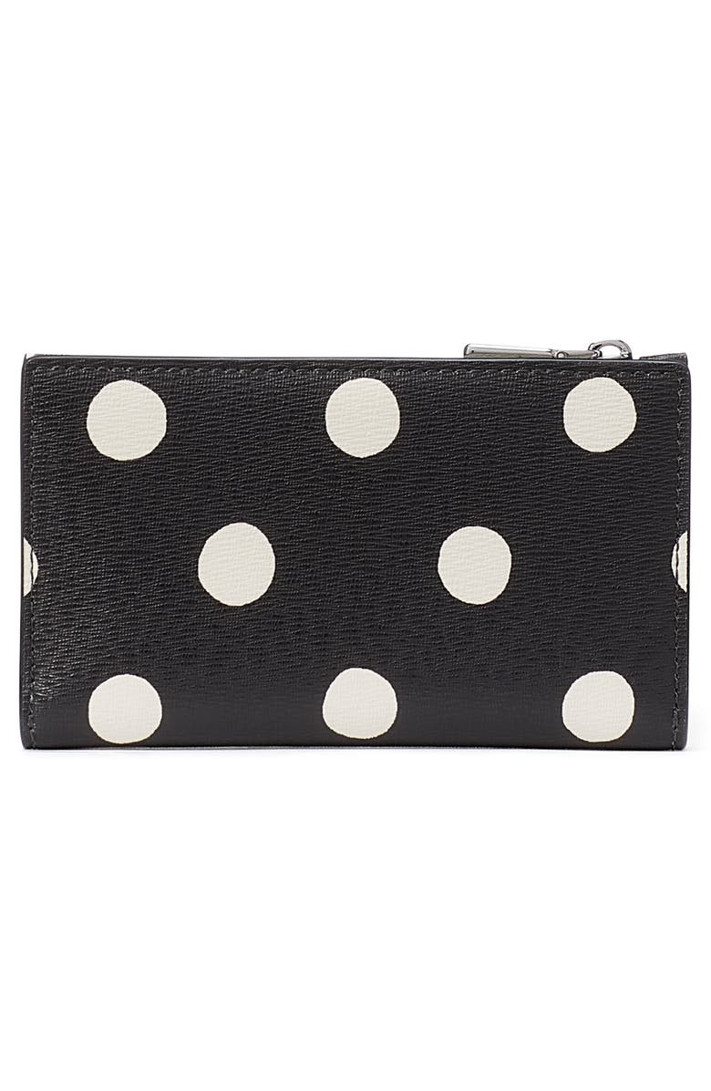 Kate Spade New York morgan sunshine dot bifold wallet, Alternate, color, 