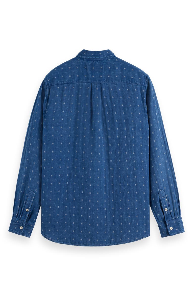 Scotch & Soda Denim Button-Up Shirt, Alternate, color, Washed Indigo