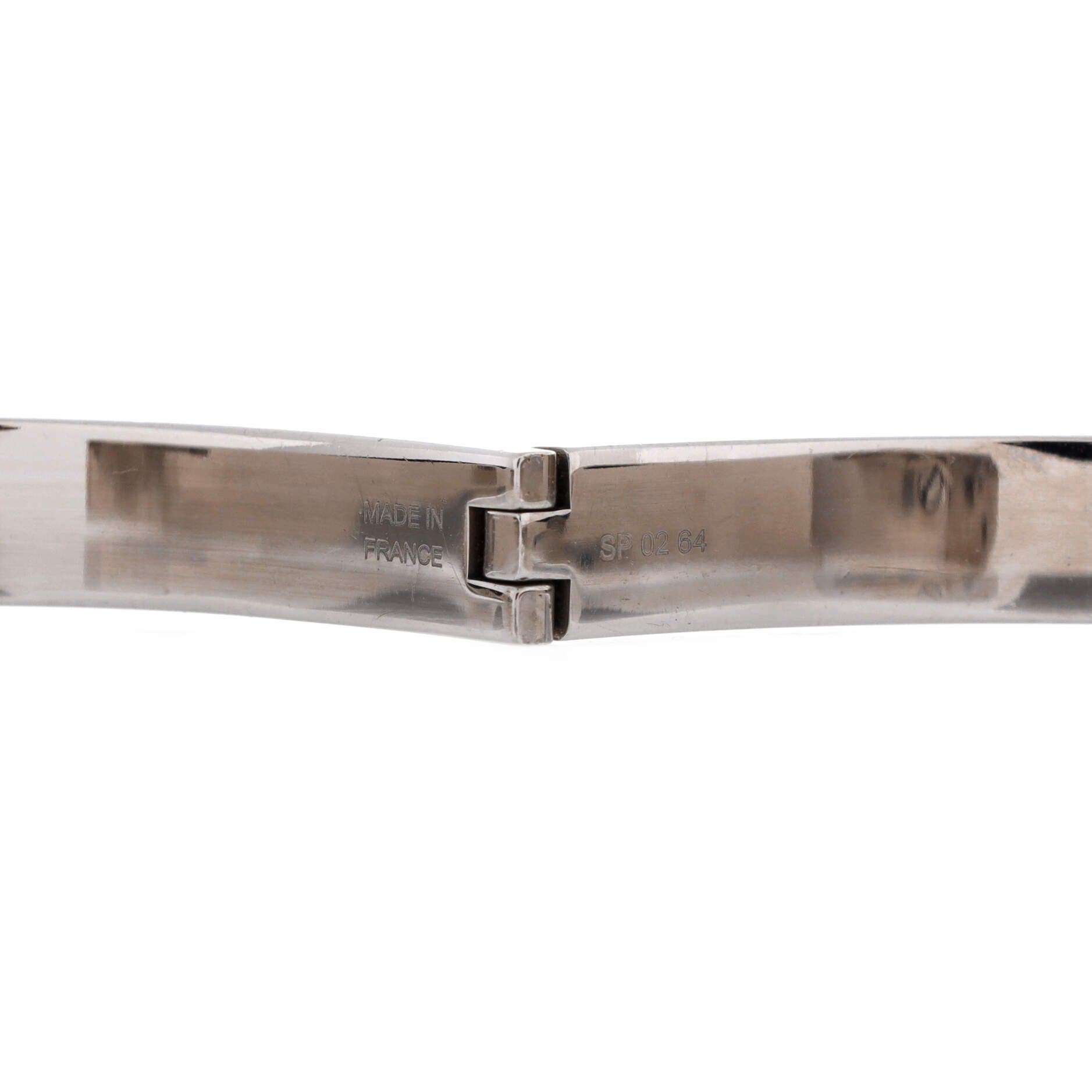 Mini Clic Kelly Bracelet Enamel Narrow, Alternate, color, White