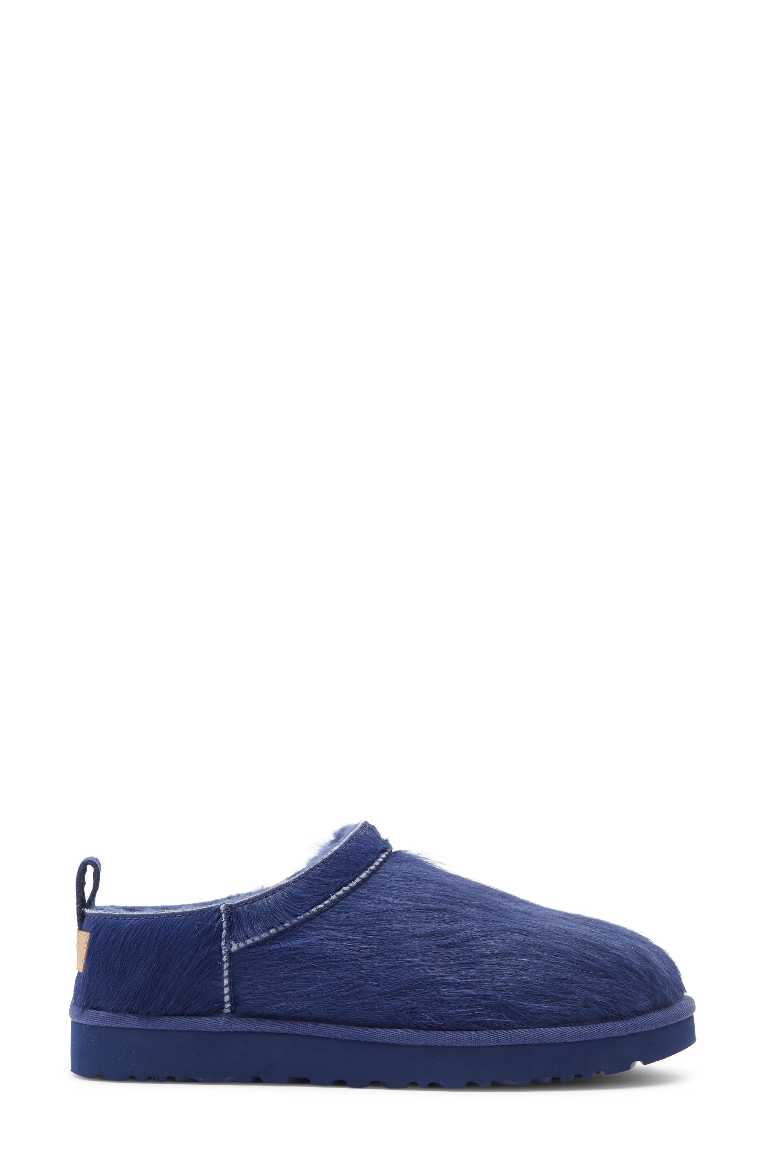 Classic Micro Calf Hair Slipper, Alternate, color, HIGH-VOLTAGE BLUE