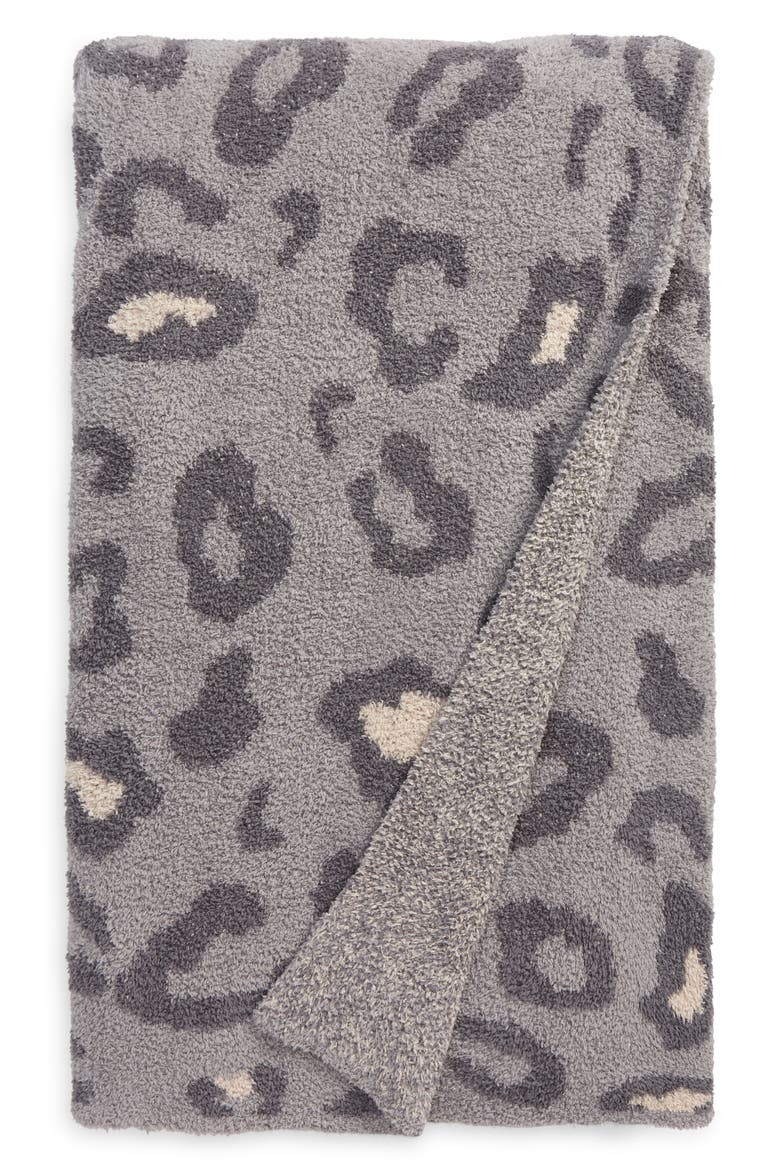 CozyChic™ Leopard Dégradé Throw Blanket, Main, color, DOVE GRAY DOVE GRAY/GRAPHITE