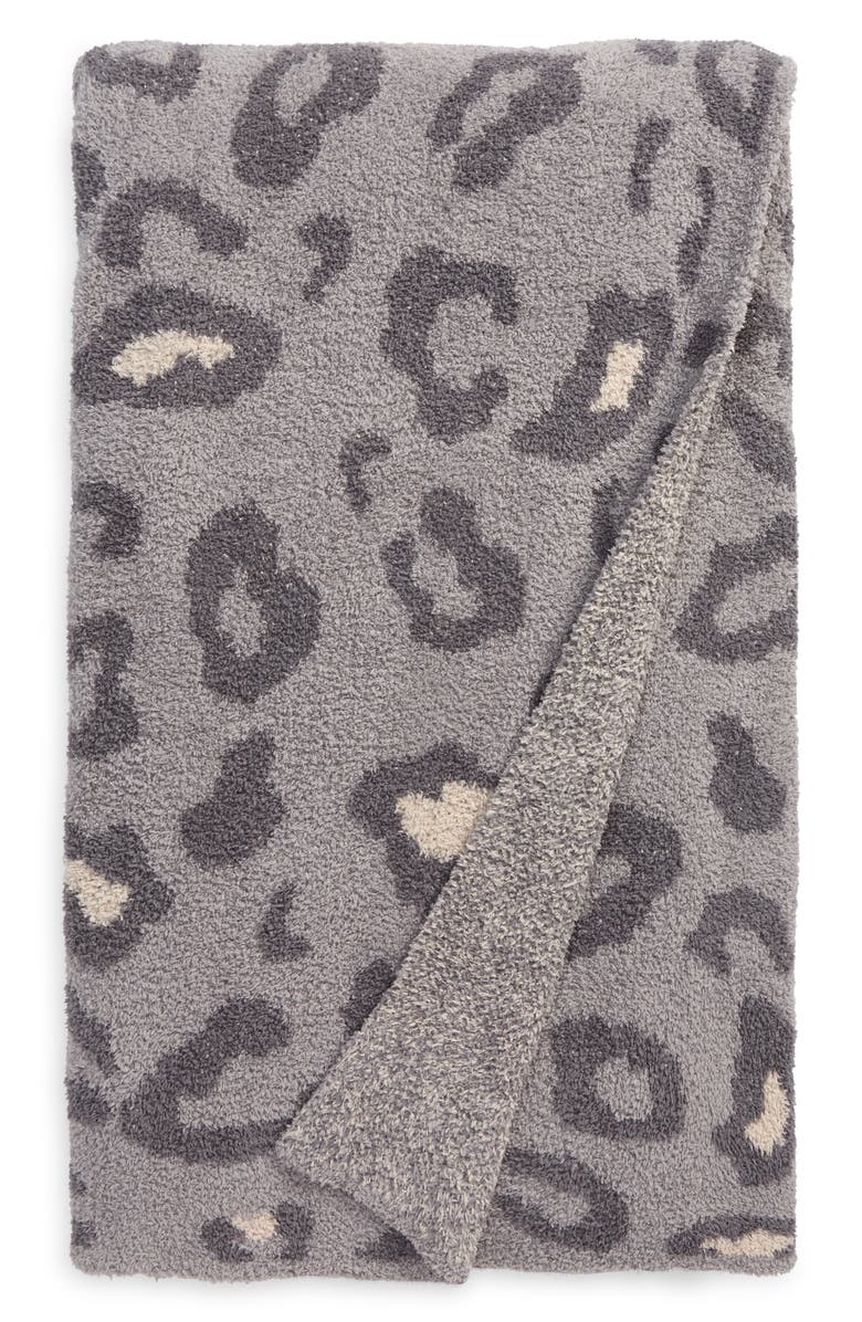 Barefoot Dreams<sup>®</sup> CozyChic<sup>™</sup> Leopard Dégradé Throw Blanket, Main, color,