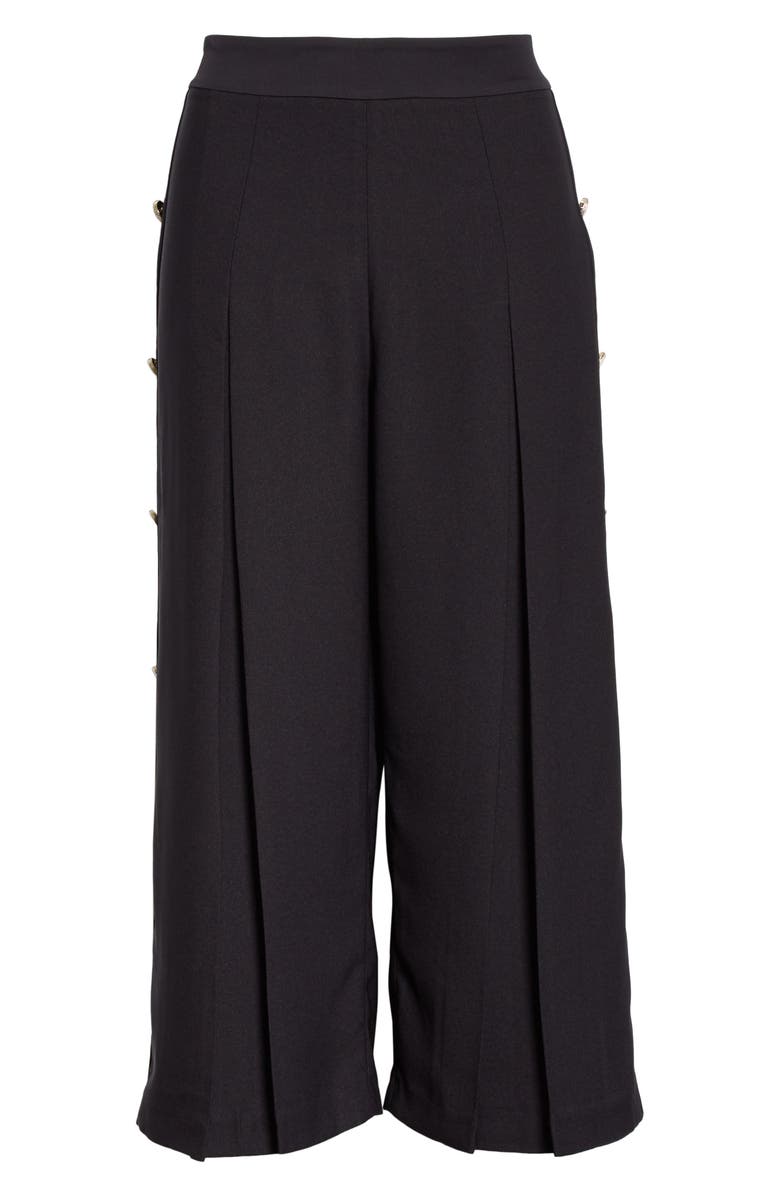 Ted Baker London Martina Side Button Culottes, Alternate, color,