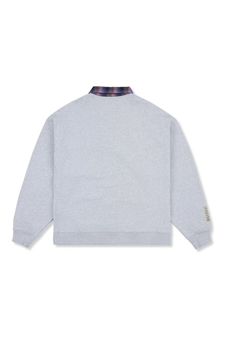 Town Polo Sweatshirt, Alternate, color, HEATHER GREY
